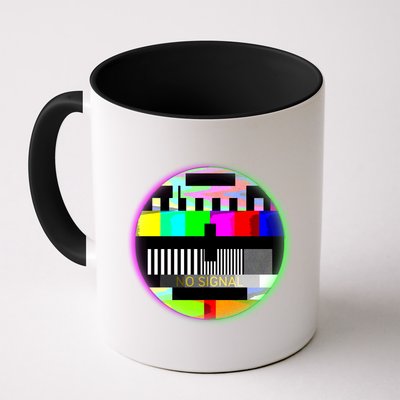 Cool Retro No Tv Signal Mug