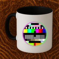 Cool Retro No Tv Signal Mug
