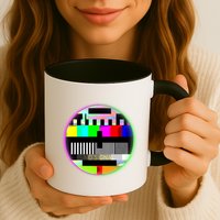 Cool Retro No Tv Signal Mug