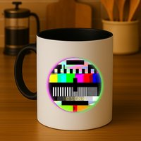 Cool Retro No Tv Signal Mug
