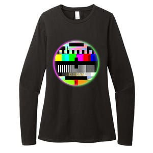 Cool Retro No Tv Signal Womens CVC Long Sleeve Shirt