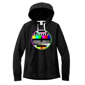 Cool Retro No Tv Signal Women's Fleece Hoodie