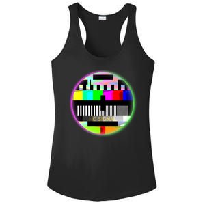 Cool Retro No Tv Signal Ladies PosiCharge Competitor Racerback Tank