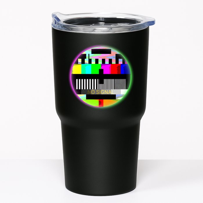 Cool Retro No Tv Signal Tumbler