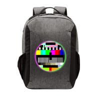 Cool Retro No Tv Signal Vector Backpack