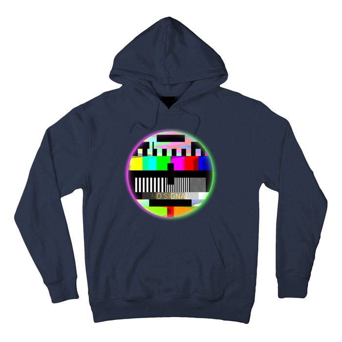 Cool Retro No Tv Signal Hoodie