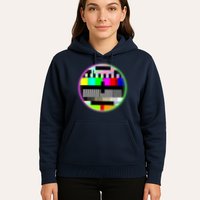 Cool Retro No Tv Signal Hoodie