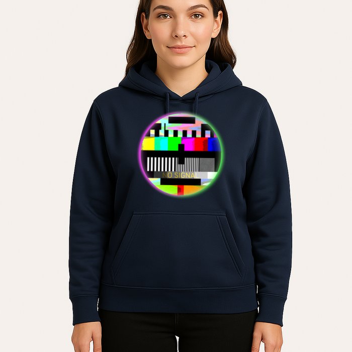 Cool Retro No Tv Signal Hoodie