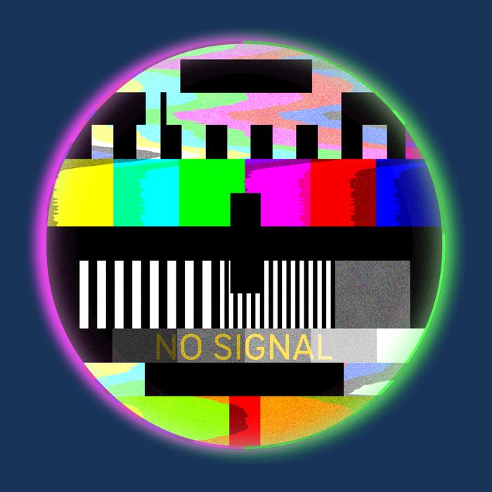 Cool Retro No Tv Signal Hoodie