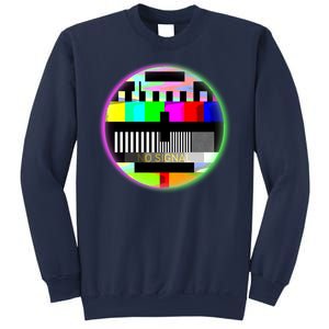 Cool Retro No Tv Signal Sweatshirt