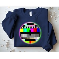 Cool Retro No Tv Signal Sweatshirt