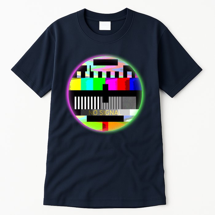 Cool Retro No Tv Signal Tall T-Shirt