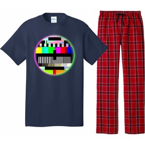 Cool Retro No Tv Signal Pajama Set