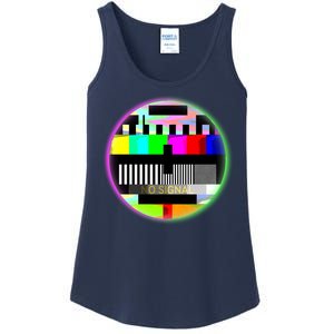 Cool Retro No Tv Signal Ladies Essential Tank