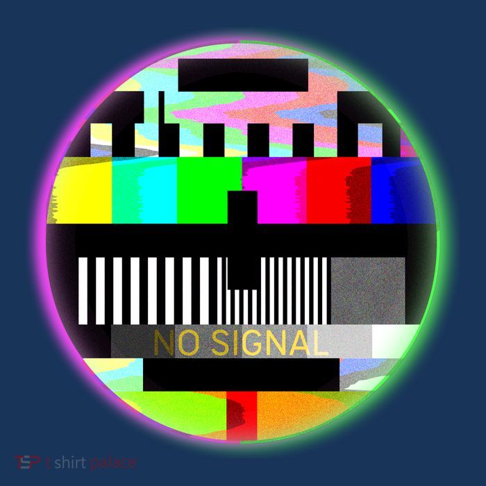 Cool Retro No Tv Signal 16 in Basic Backpack
