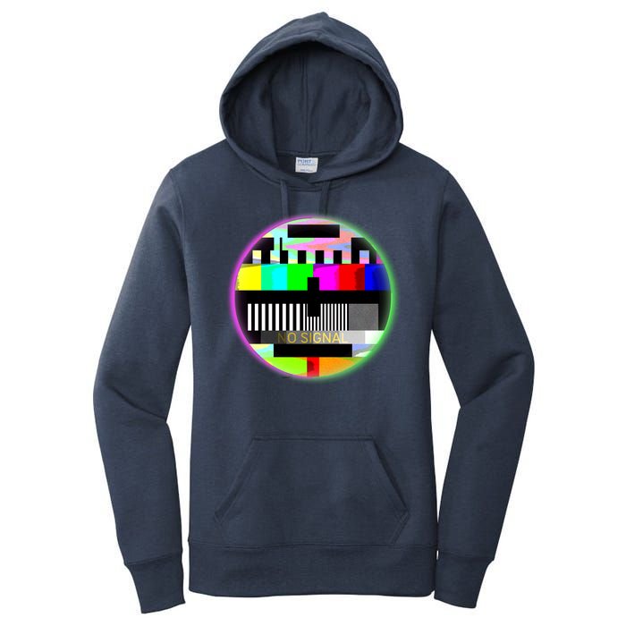 Cool Retro No Tv Signal Women's Pullover Hoodie