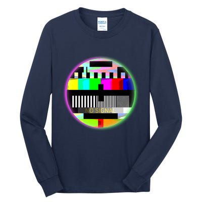 Cool Retro No Tv Signal Tall Long Sleeve T-Shirt