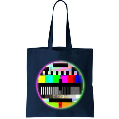 Cool Retro No Tv Signal Bag