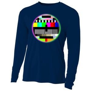 Cool Retro No Tv Signal Cooling Performance Long Sleeve Crew