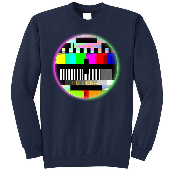 Cool Retro No Tv Signal Tall Sweatshirt