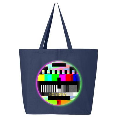 Cool Retro No Tv Signal 25L Jumbo Tote