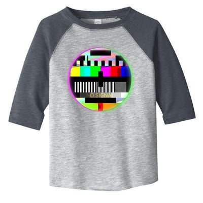 Cool Retro No Tv Signal Toddler Fine Jersey T-Shirt