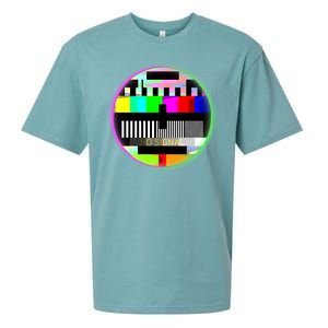 Cool Retro No Tv Signal Sueded Cloud Jersey T-Shirt