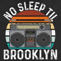 Cool Retro No Sleep Til Brooklyn Old School Portable Stereo 11oz C Handle Ceramic Mug