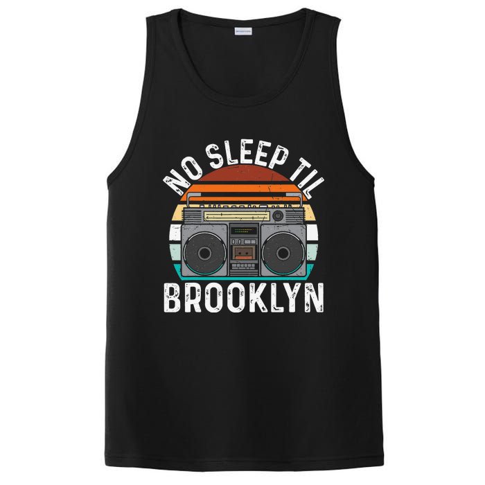 Cool Retro No Sleep Til Brooklyn Old School Portable Stereo PosiCharge Competitor Tank