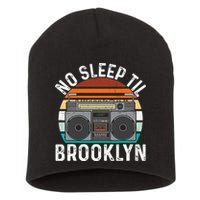 Cool Retro No Sleep Til Brooklyn Old School Portable Stereo Short Acrylic Beanie