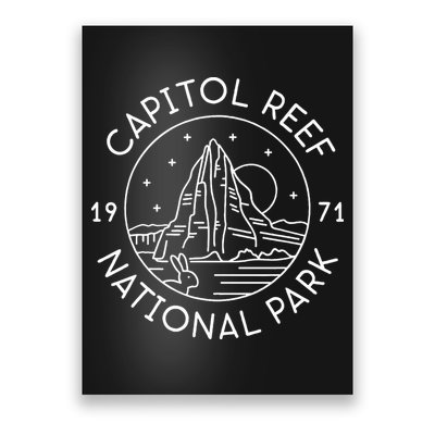 Capitol Reef National Park 1971 Wayne County Utah Poster
