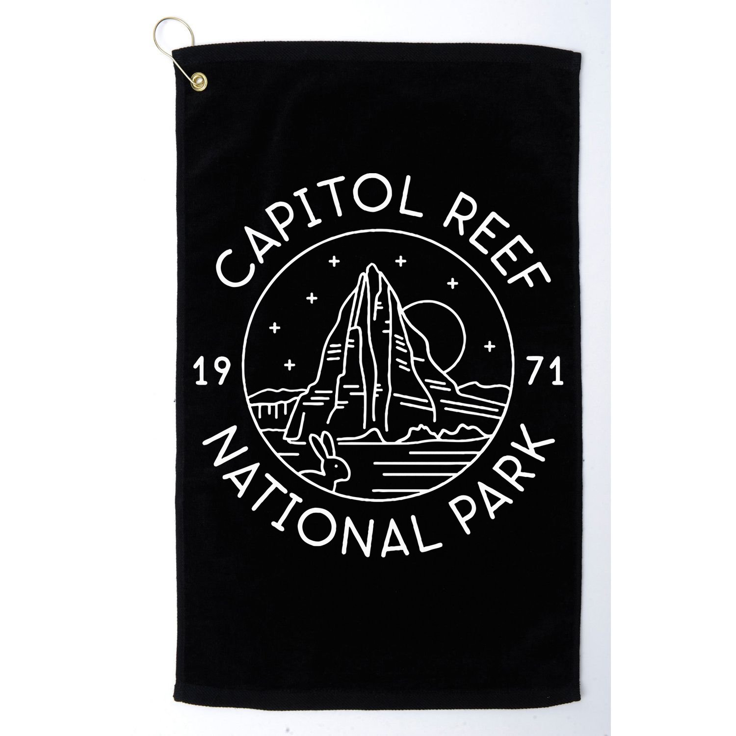 Capitol Reef National Park 1971 Wayne County Utah Golf Towel