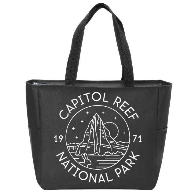 Capitol Reef National Park 1971 Wayne County Utah Zip Tote Bag
