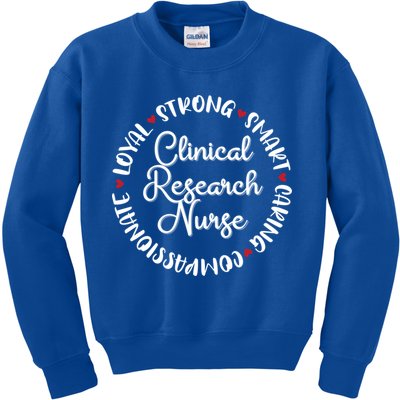 Clinical Research Nurse Funny Gift Nurses Graduation Medical Love Gift Kids Sweatshirt