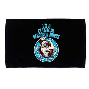 Clinical Research Nurse Gift Nursing Gift Microfiber Hand Towel