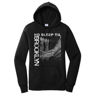 Cool Retro No Sleep Til Brooklyn Old School Portable Stereo Women's Pullover Hoodie