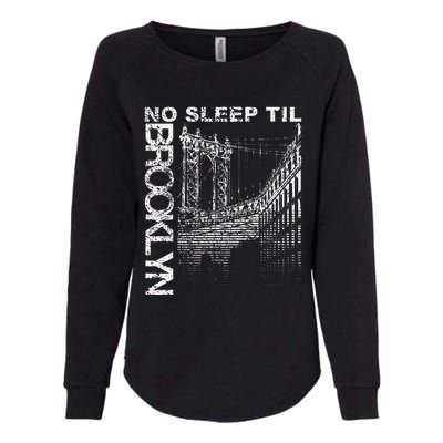 Cool Retro No Sleep Til Brooklyn Old School Portable Stereo Womens California Wash Sweatshirt