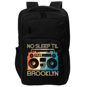 Cool Retro No Sleep Til Brooklyn Old School Portable Stereo Impact Tech Backpack