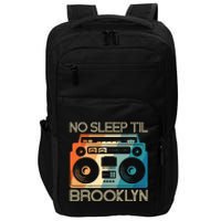 Cool Retro No Sleep Til Brooklyn Old School Portable Stereo Impact Tech Backpack