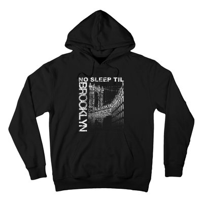 Cool Retro No Sleep Til Brooklyn Old School Portable Stereo Hoodie