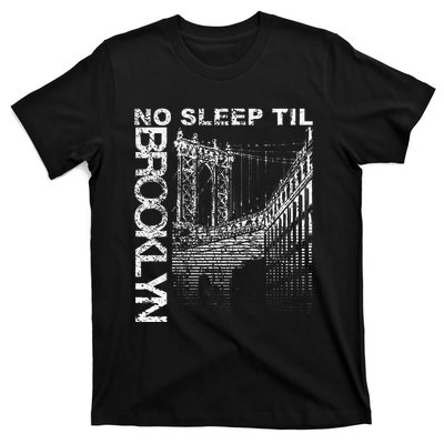 Cool Retro No Sleep Til Brooklyn Old School Portable Stereo T-Shirt