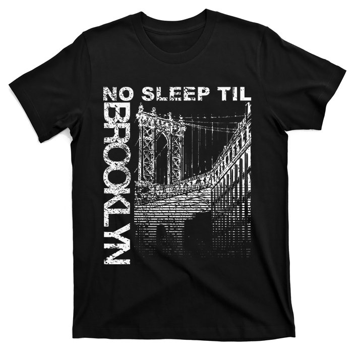 Cool Retro No Sleep Til Brooklyn Old School Portable Stereo T-Shirt