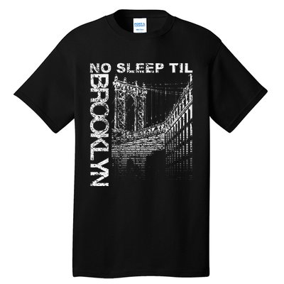 Cool Retro No Sleep Til Brooklyn Old School Portable Stereo Tall T-Shirt