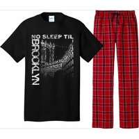 Cool Retro No Sleep Til Brooklyn Old School Portable Stereo Pajama Set