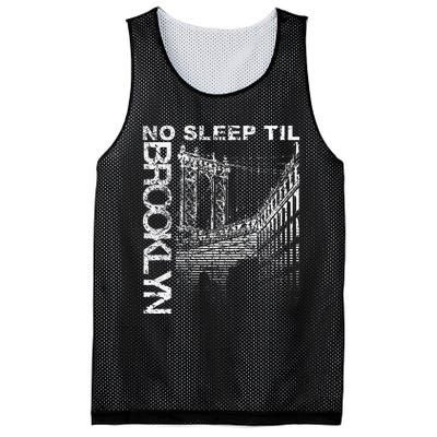 Cool Retro No Sleep Til Brooklyn Old School Portable Stereo Mesh Reversible Basketball Jersey Tank