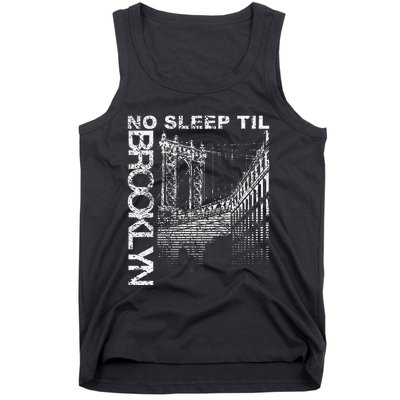 Cool Retro No Sleep Til Brooklyn Old School Portable Stereo Tank Top