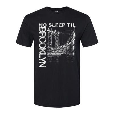 Cool Retro No Sleep Til Brooklyn Old School Portable Stereo Softstyle CVC T-Shirt