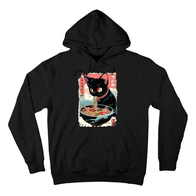 Cat Ramen Noodle Japanese Anime Manga Ramen Kawaii Cat Hoodie