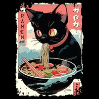 Cat Ramen Noodle Japanese Anime Manga Ramen Kawaii Cat Baby Bodysuit