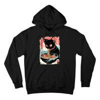 Cat Ramen Noodle Japanese Anime Manga Ramen Kawaii Cat Tall Hoodie